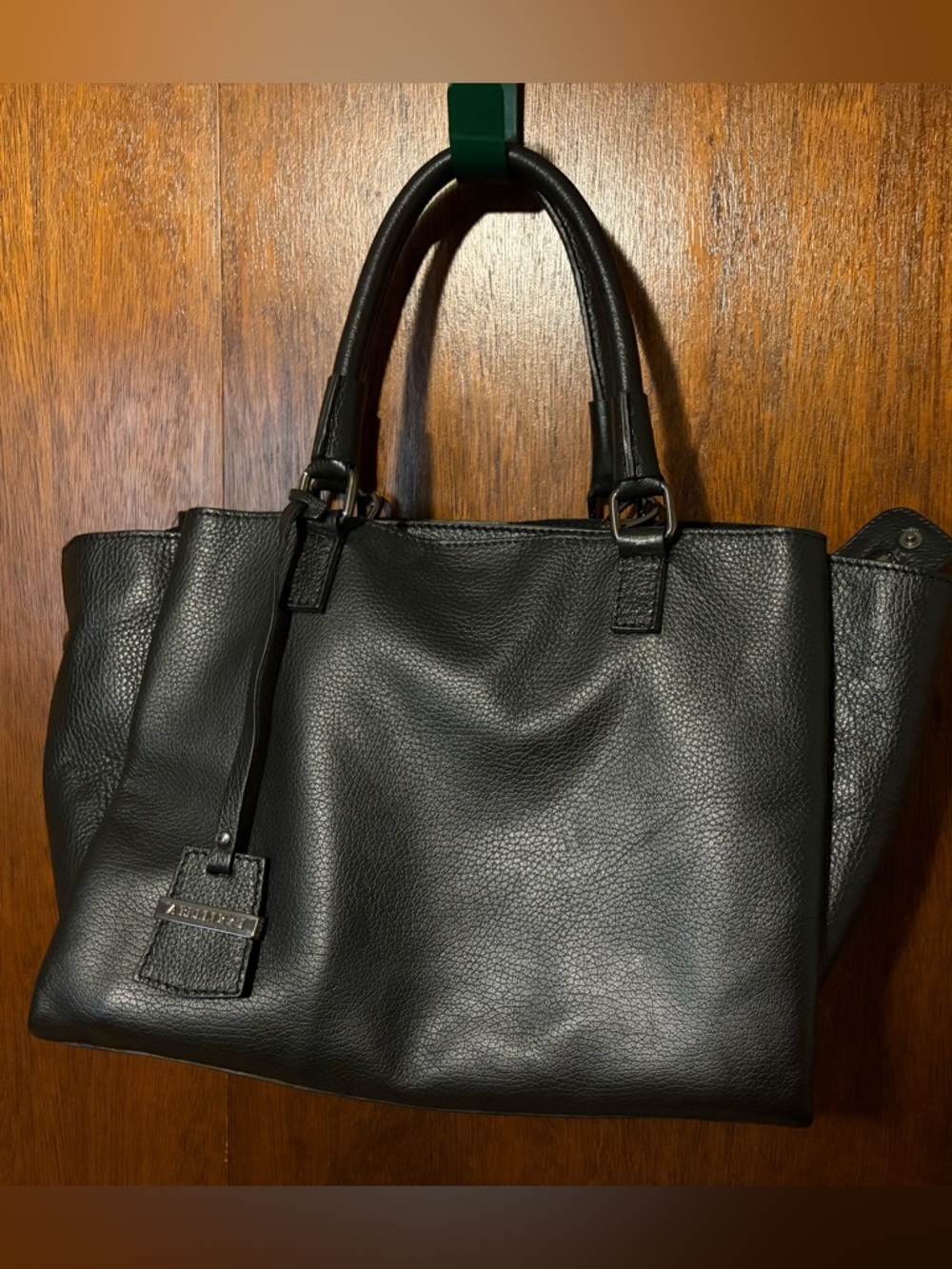 A. Bellucci Italian Leather Satchel w/ Crossbody Strap